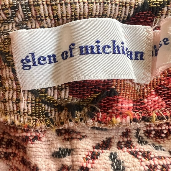 Vintage Glen Of Michigan Tapestry Midi Length Split Skirt Retro RARE - Picture 10 of 11